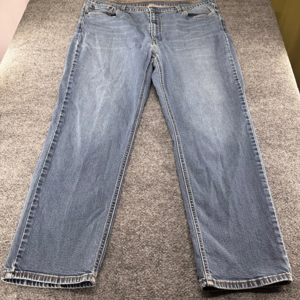 Levis 541 Athletic Taper Mens 42x32 Classic Denim Workwear Jeans Blue Pants
